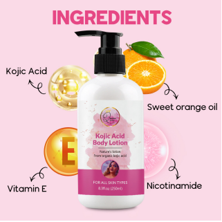 Kojic Acid Body Lotion Infused with Vitamin E